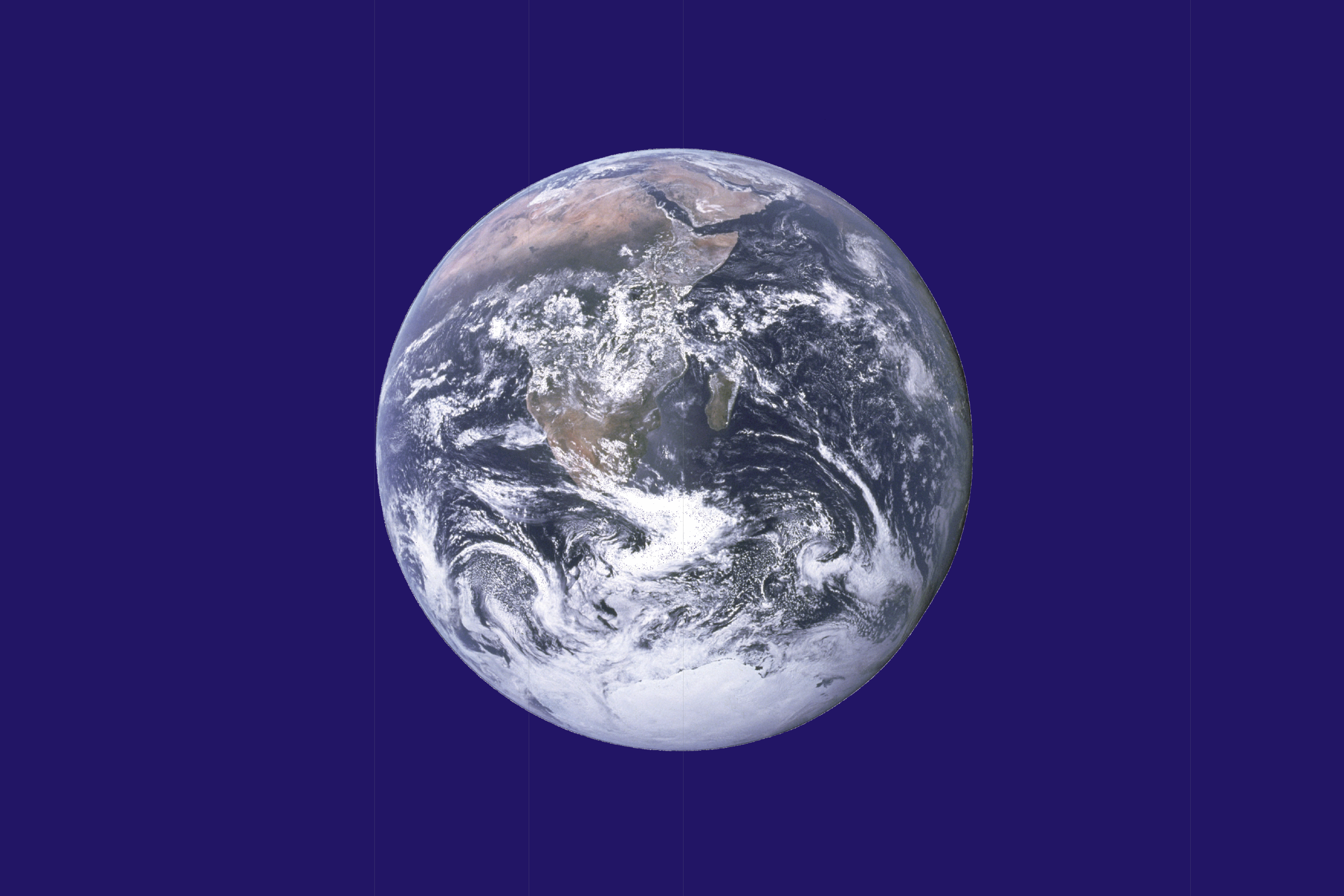 Earth Day Flag by John McConnell, NASA, and SiBr4 (Public Domain)
