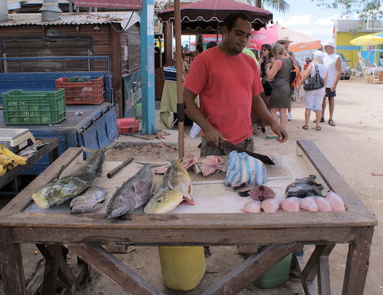 Fish seller