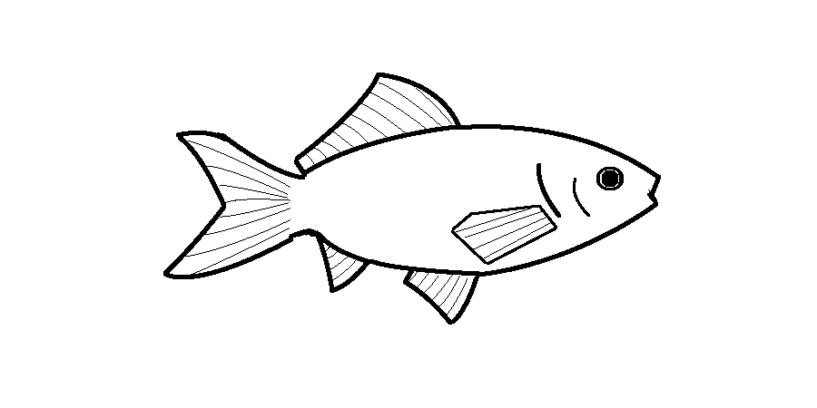 Goldfish Coloring Page
